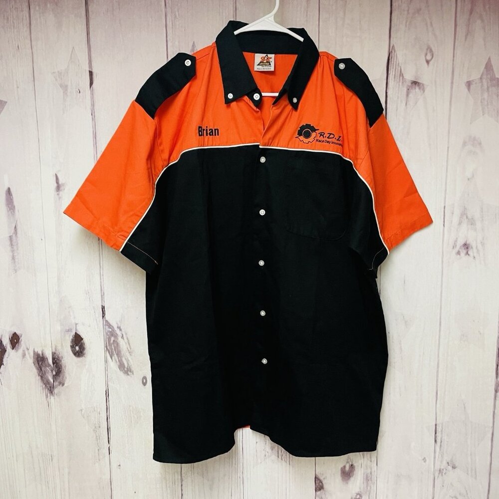 Speed Zone Race Gear Shirt Mens XL Racing Button RDI Race Day Innovations Brian